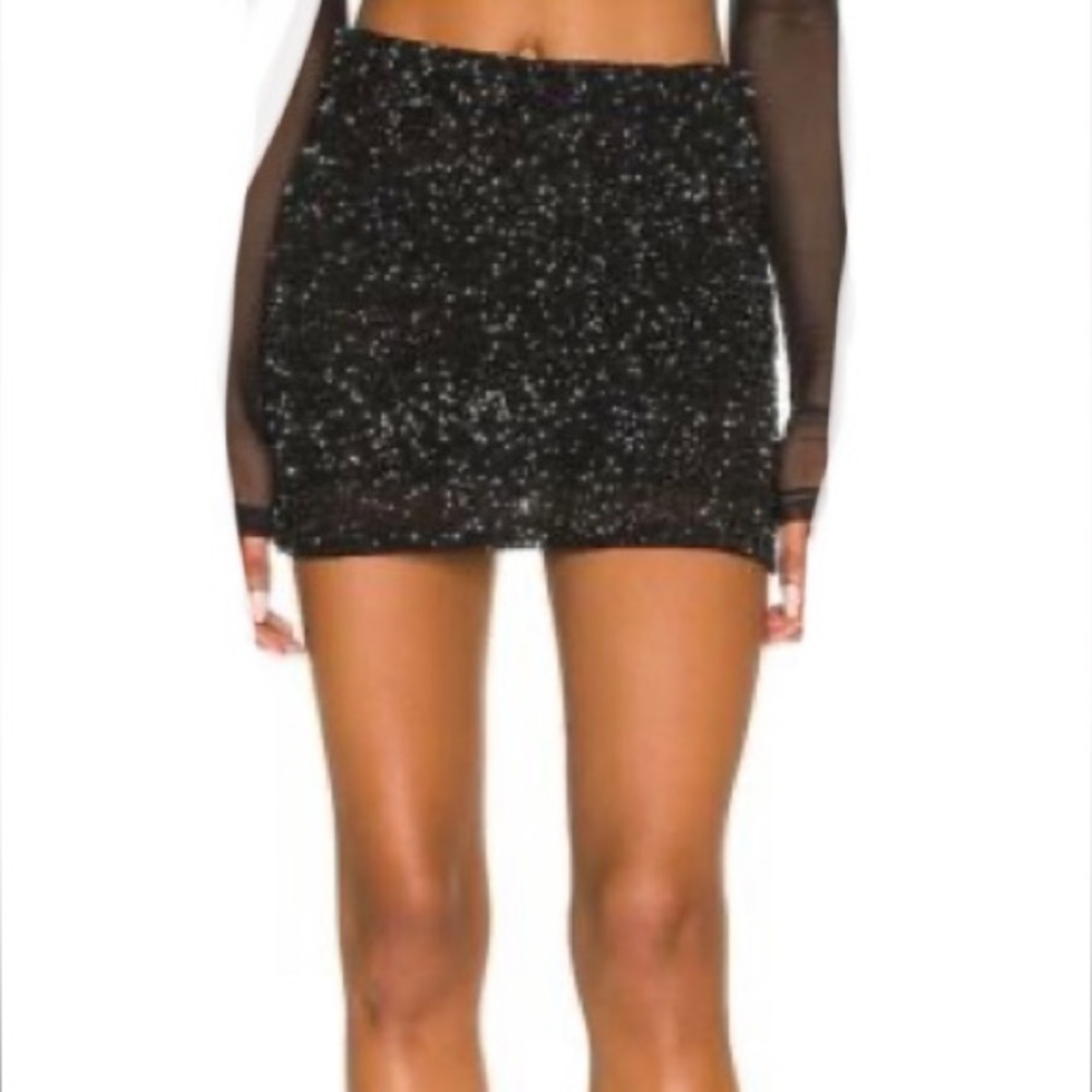 Alice + Olivia sequin mini skirt